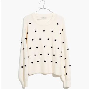 Madewell Brockton Bobble Sweater in Coziest Yarn
